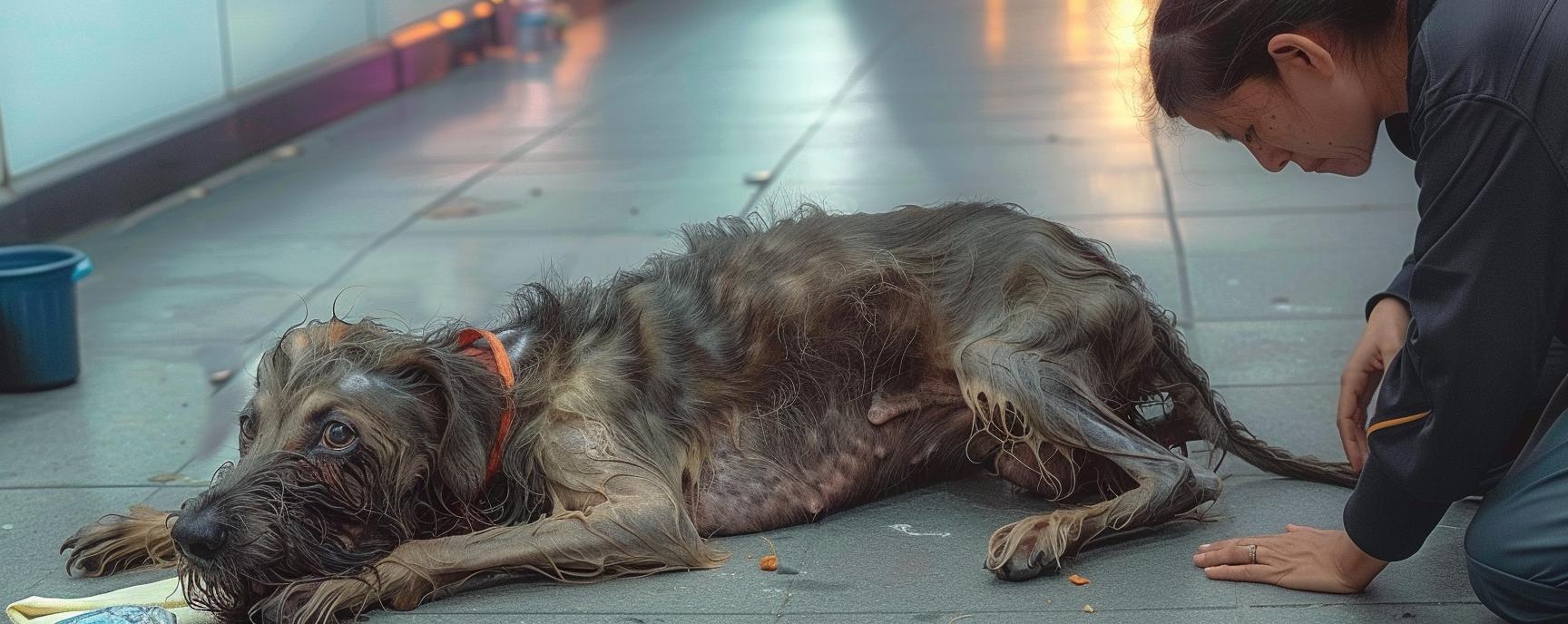 Milagro en las calles: el increíble rescate de un perro abandonado a morir