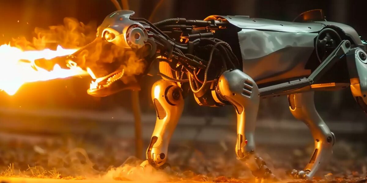 Unleashing Fire: Discover the 'Thermonator', the Robotic Dog That's Igniting Wild Interest!