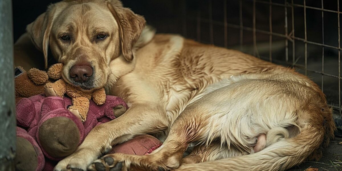 Abandoned and Pregnant: The Touching Tale of a Pup and Her Teddy Bear