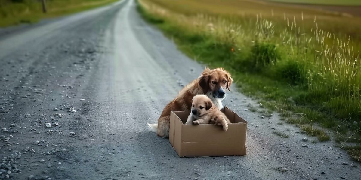 Abandoned Mama Dog Finds Hope in an Unexpected Hero