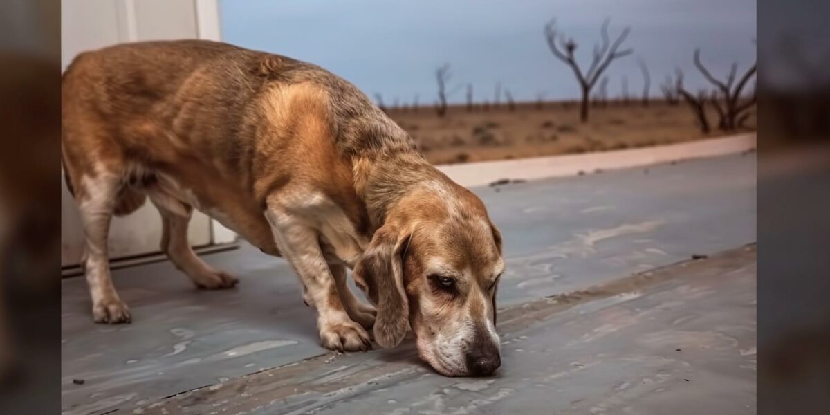 Abandoned on a Lonely Road: The Unbelievable Rescue of a Senior Beagle