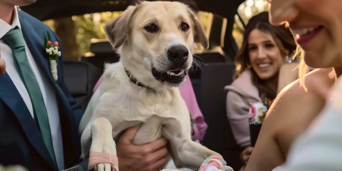 An Unlikely Wedding Guest: How a Stray Pup Became the Heart of a Bride’s Special Day