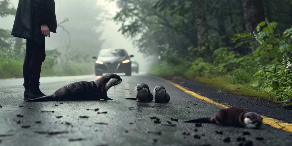 Couple's Unbelievable Encounter on a Misty Road
