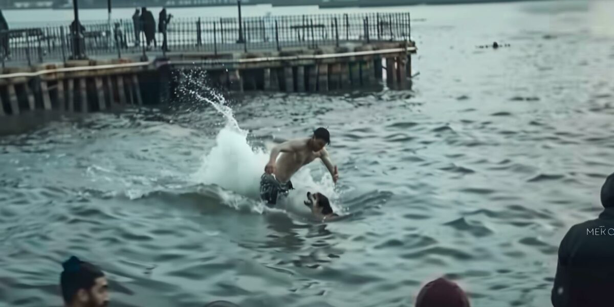 Man's Daring River Dive to Save Dog: A Tale of Unseen Bravery
