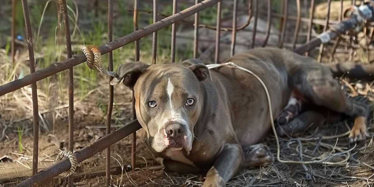 Rescue Mission: Abandoned Pit Bull's Journey from Despair to Joy