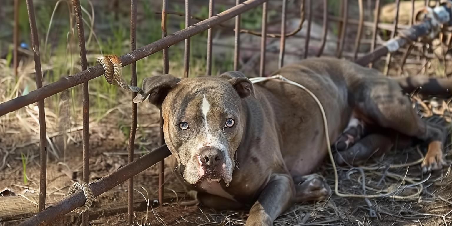 Rescue Mission: Abandoned Pit Bull's Journey from Despair to Joy