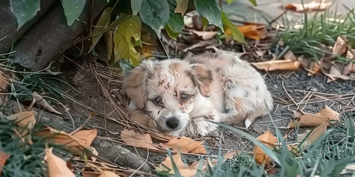 Tiny Puppy's Tale of Hope: Found Under a Tree and Rescued from Despair