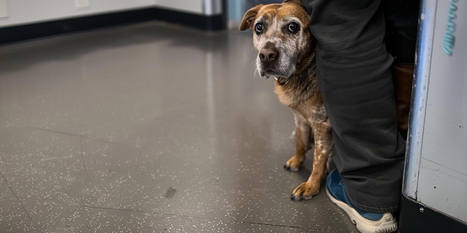 Emotional Goodbye: Senior Dog Clings to Owner in Heartbreaking Shelter ...