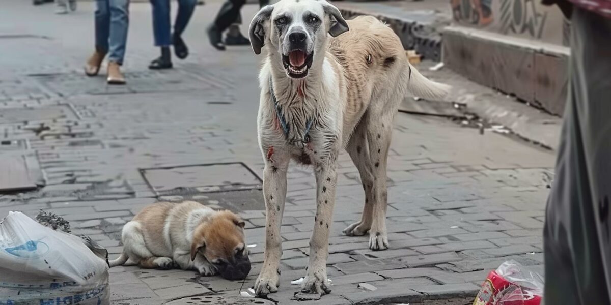 Mother Dog's Desperate Plea for Help Leads to Incredible Rescue of Her Injured Puppy