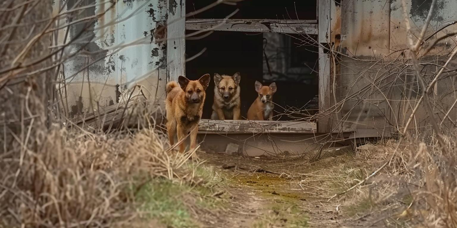 El ingenioso plan de los rescatistas salva a toda una familia de perros ...