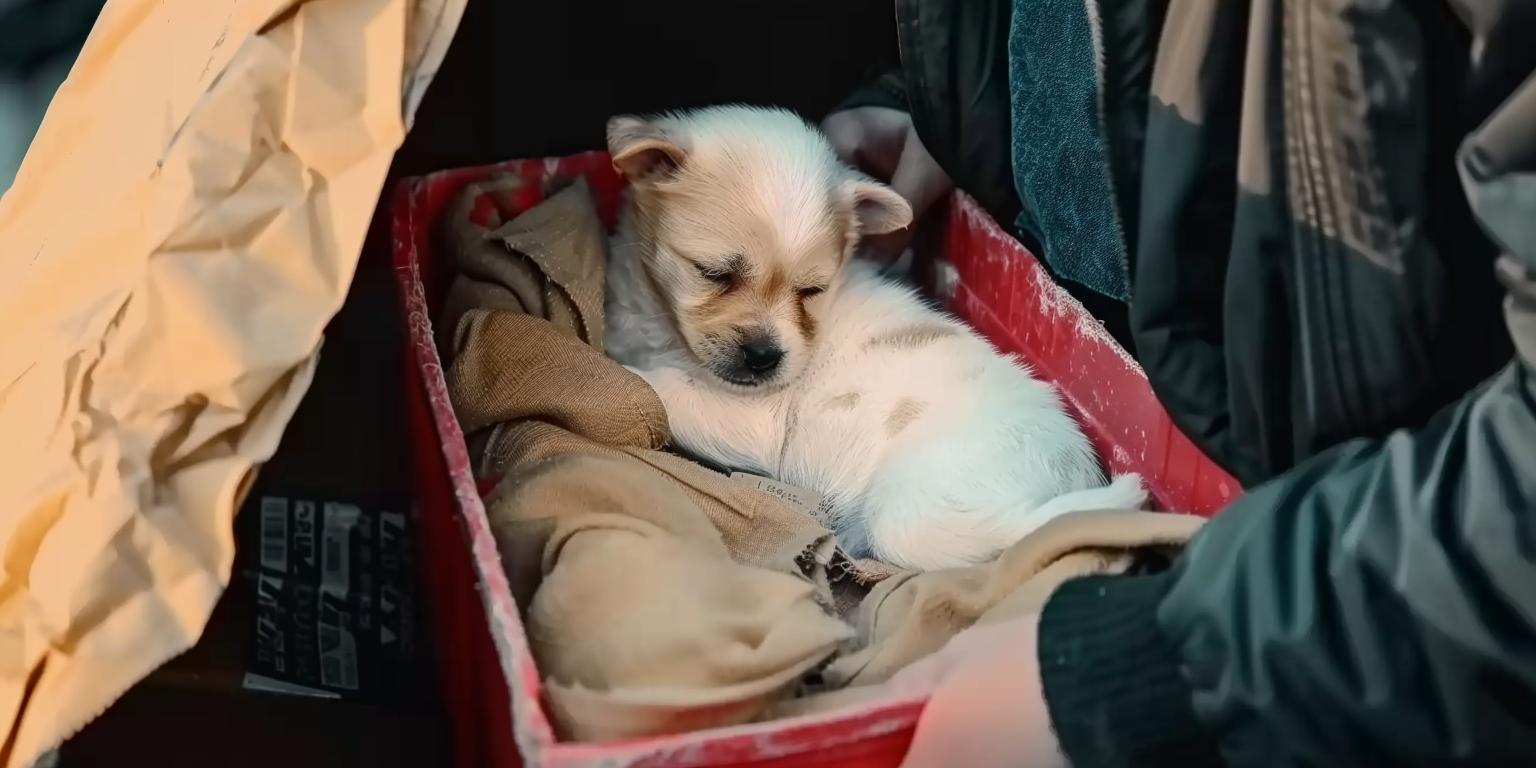 Rescued Puppy Transforms into Joyful Dog with Love and Care