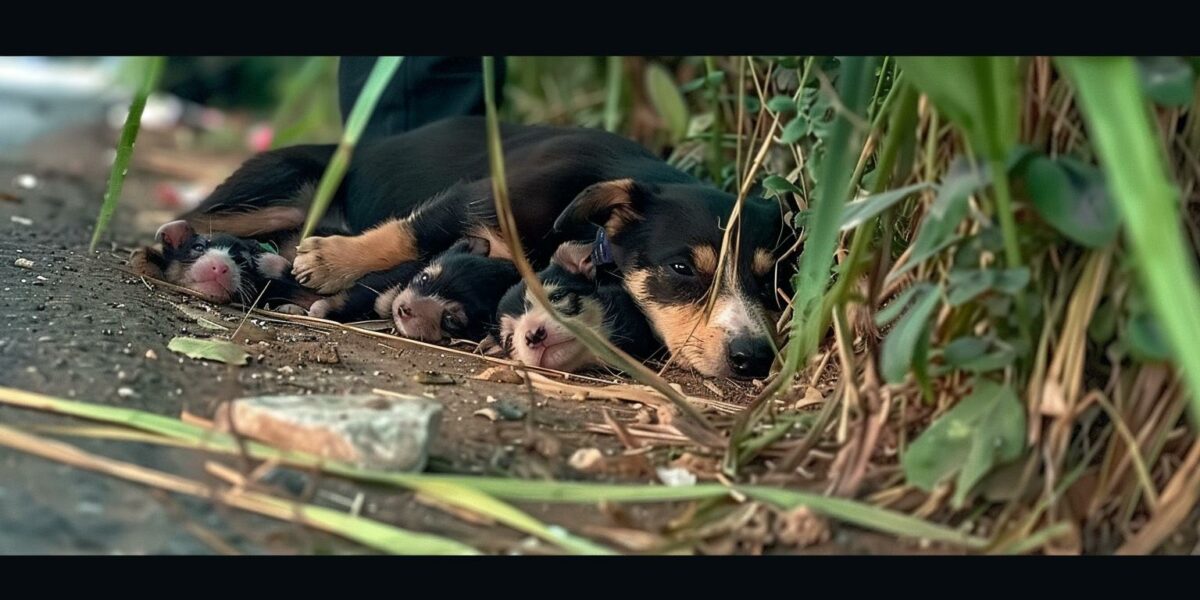 Rescuer's Miraculous Encounter Saves a Desperate Dog Family