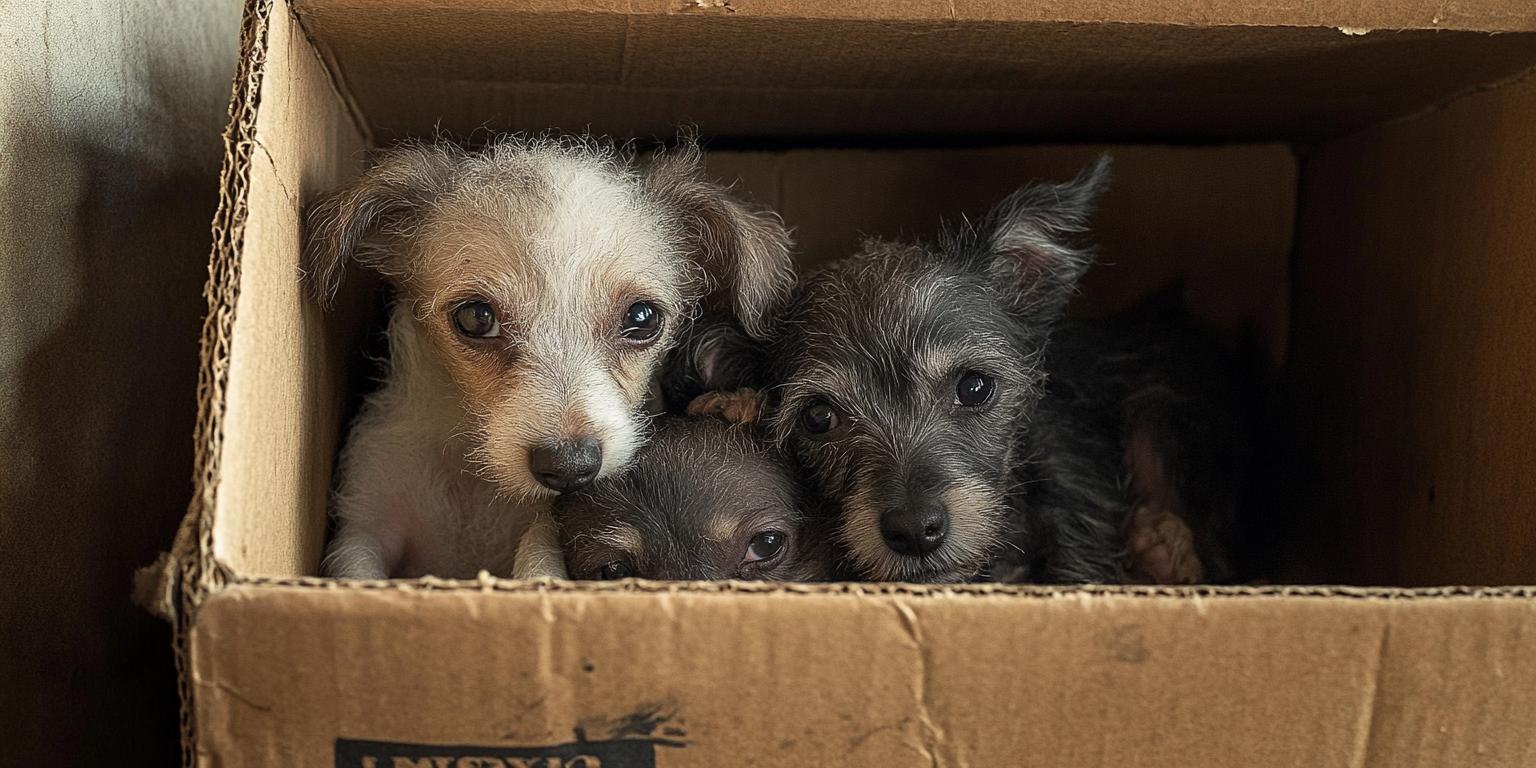 A Tale of Survival: The Resilient Canine Family's Journey to Hope
